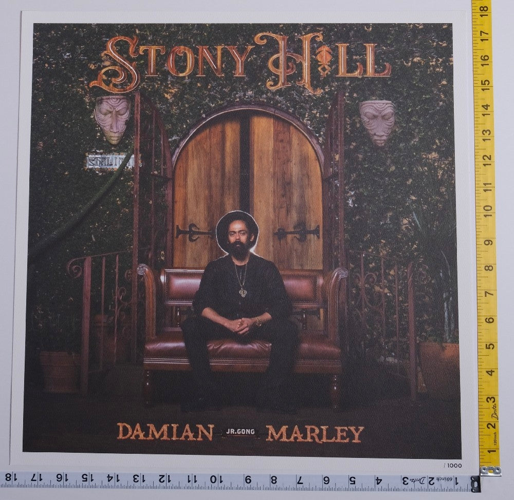 Damian Marley - Stony Hill Limited Edition Poster /1000 UNNUMBERED - 2017 - New - Art