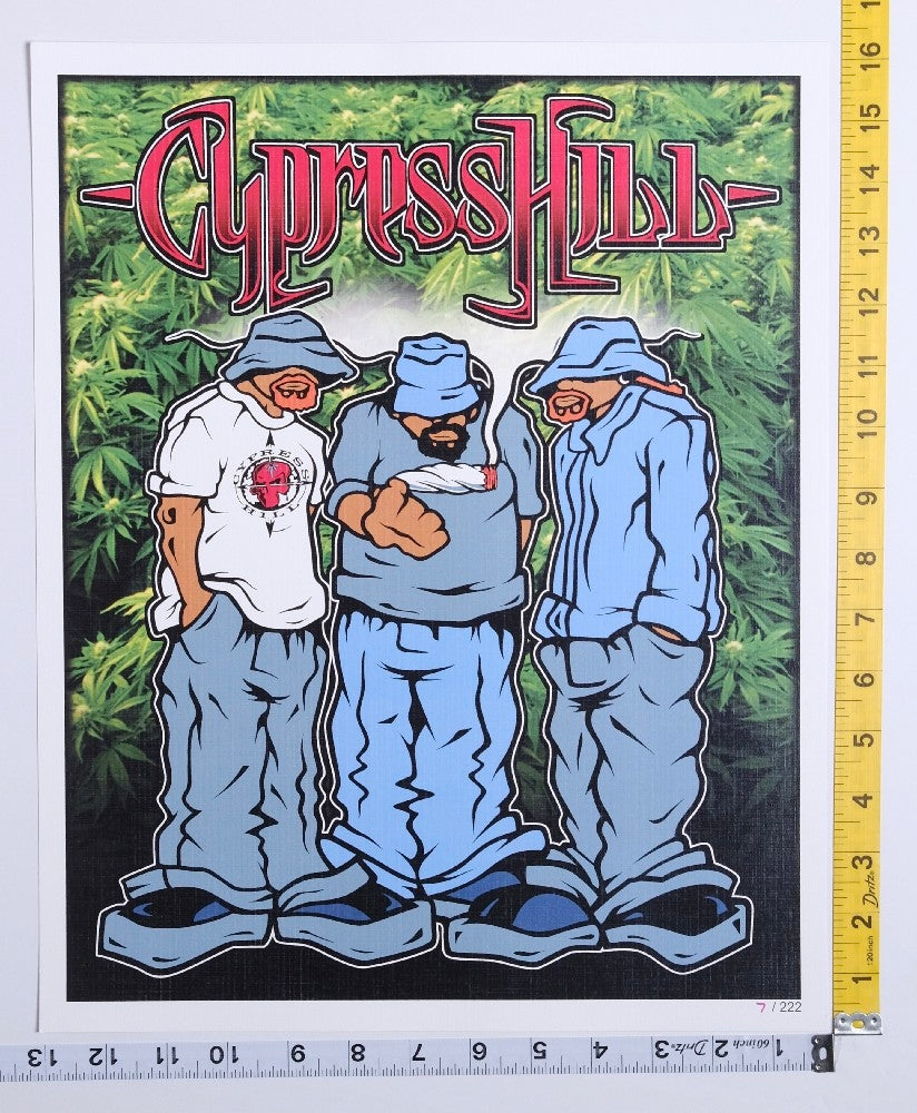 Cypress Hill - Rare DVX Limited Edition Poster /222 - New - Art