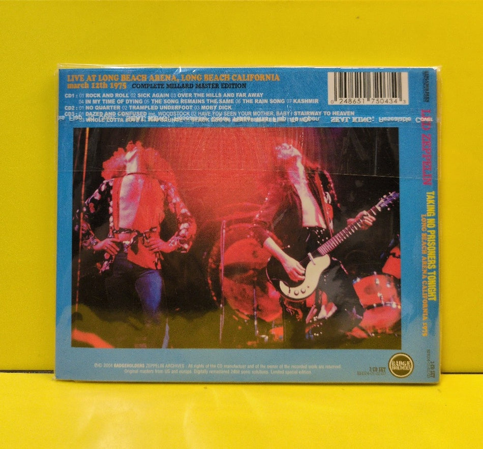 Led Zeppelin - Taking No Prisoners Tonight - 2004 - BH004-01-02-03 - New - Sealed - CDs - 3xCD - Unofficial Release - Limited Edition - Special Edition - Remastered