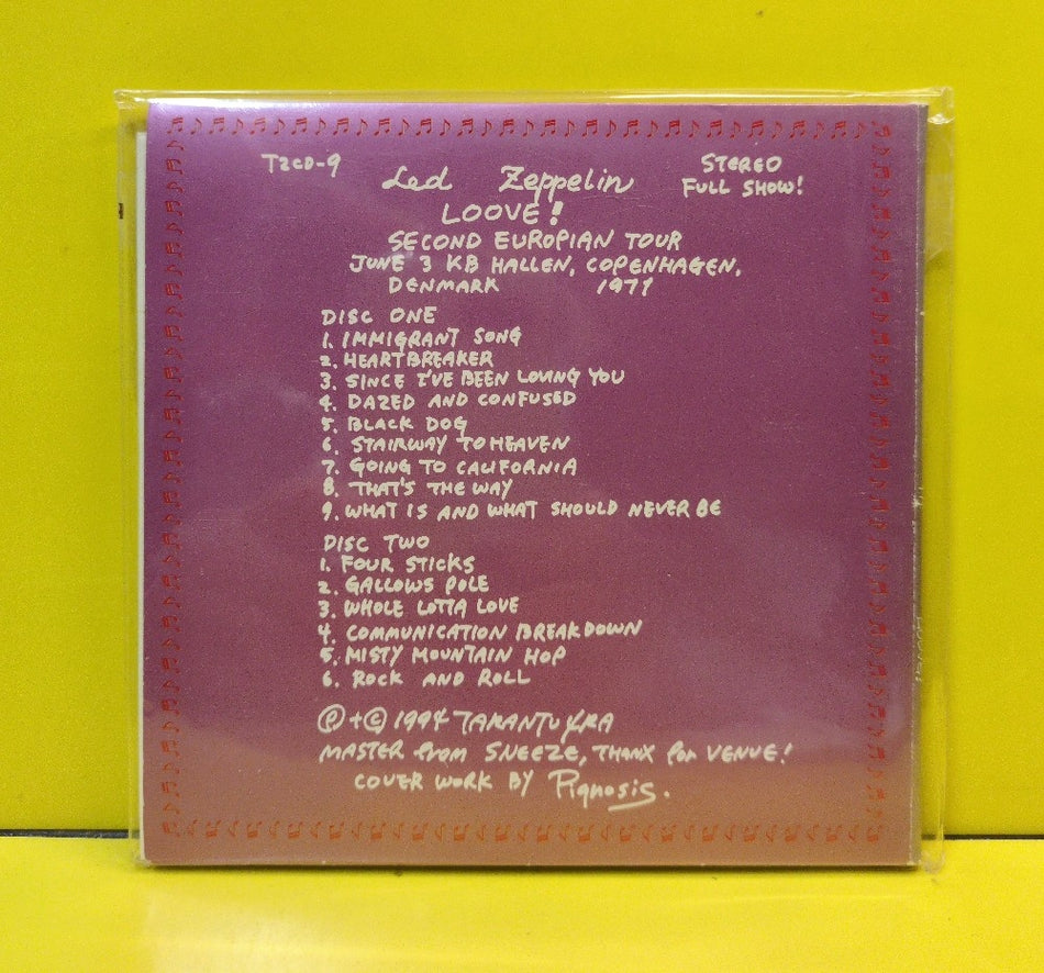 Led Zeppelin - Loove! - 1994 - T2CD-9 - Used - EX - CDs - 2xCD - Unofficial Release - Japan Import