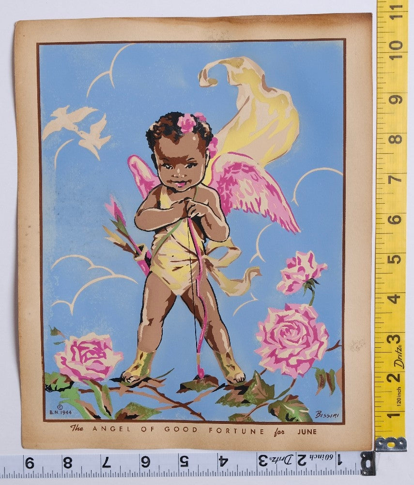 Bissiri  - The Angel Of Good Fortune For June Lithograph - 1944 - New - Art