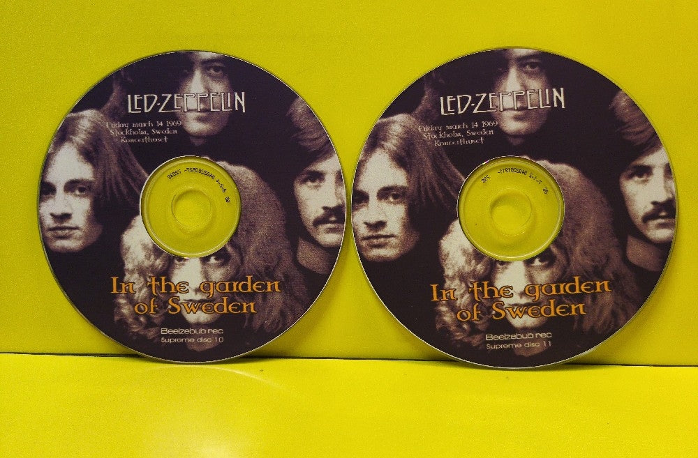 Led Zeppelin - In The Garden Of Sweden - BSD 10-11 - Used - EX - CDs - 2xCD - Unofficial Release