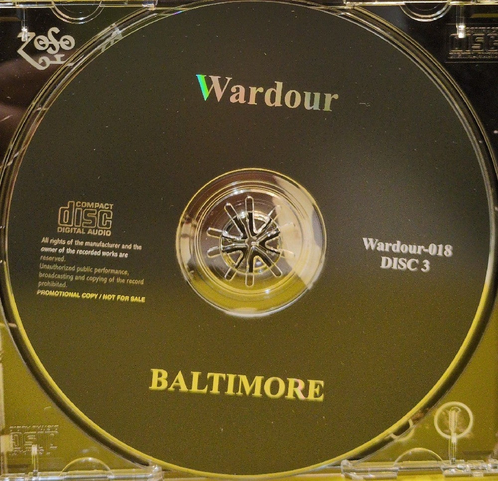 Led Zeppelin - Baltimore 1972 - 2005 - Wardour-018 - Used - VG++ - CDs - 3xCD - Unofficial Release - Japan Import