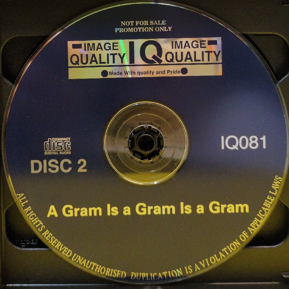 Led Zeppelin - A Gram Is A Gram Is A Gram - 1998 - IQ-080/081/082 - Used - VG++ - CDs - 3xCD - Unofficial Release - Promo - Japan Import
