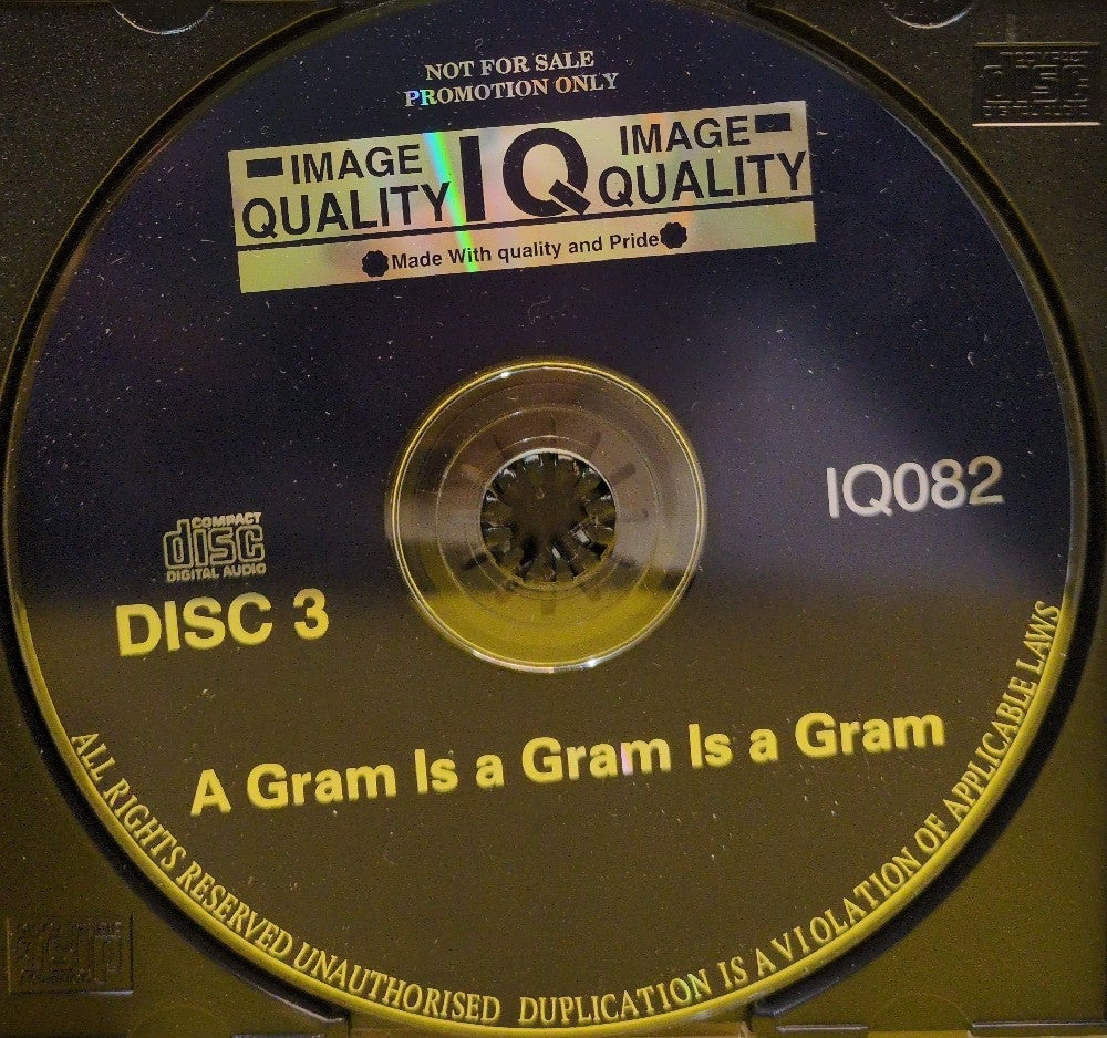 Led Zeppelin - A Gram Is A Gram Is A Gram - 1998 - IQ-080/081/082 - Used - VG++ - CDs - 3xCD - Unofficial Release - Promo - Japan Import