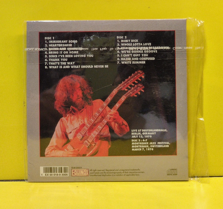 Led Zeppelin - Intimate (Almost Mysterious) - 2000 - EX-00-018/019 - New - Sealed - CDs - 2xCD - Unofficial Release - Japan Import