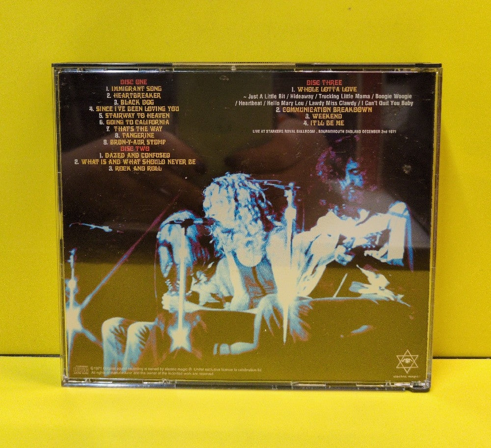 Led Zeppelin - Rock And Roll Magic - 2002 - EMC-014 A/B/C - Used - VG++ - CDs - 3xCD - Unofficial Release - Limited Edition - Numbered - Japan Import - Cardboard Slipcase