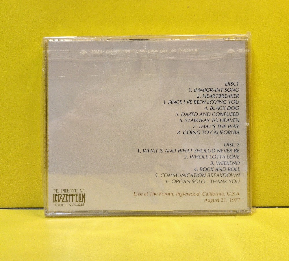 Led Zeppelin - Wild Weekend - 1997 - TDOLZ VOL.038 - New - Sealed - CDs - 2xCD - Unofficial Release - Japan Import