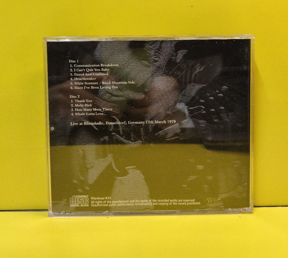Led Zeppelin - Dusseldorf 1970 Raw Master - 2005 - Wardour-013 - Used - VG++ - CDs - 2xCD - Unofficial Release - Japan Import
