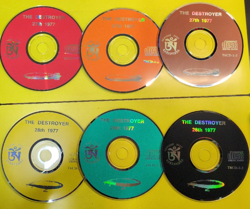 Led Zeppelin - The Destroyers - 2019 - T6CD-BOX - Used - EX - CDs - Unofficial Release - Limited Edition - Numbered
