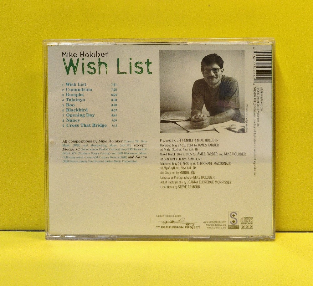 Mike Holober - Wish List - 2006 - SSPCD024 - Used - EX - CDs