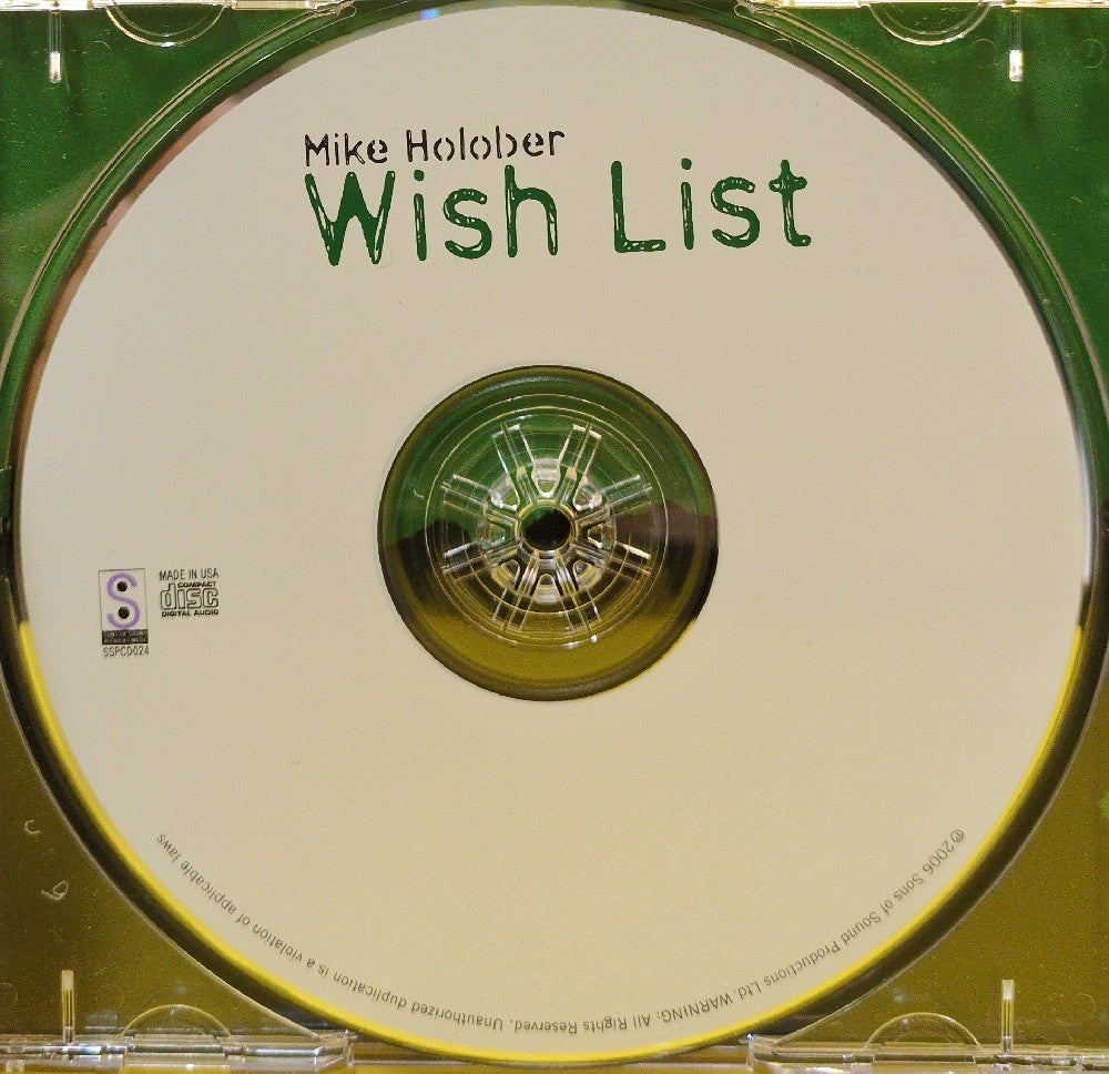 Mike Holober - Wish List - 2006 - SSPCD024 - Used - EX - CDs