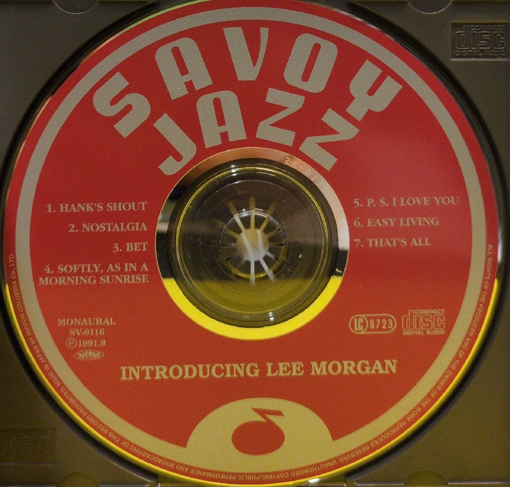 Lee Morgan With Hank Mobley's Quintet - Introducing Lee Morgan - 1991 - SV-0116 - Used - EX - CDs - Reissue - Remastered - Mono - Japan Import