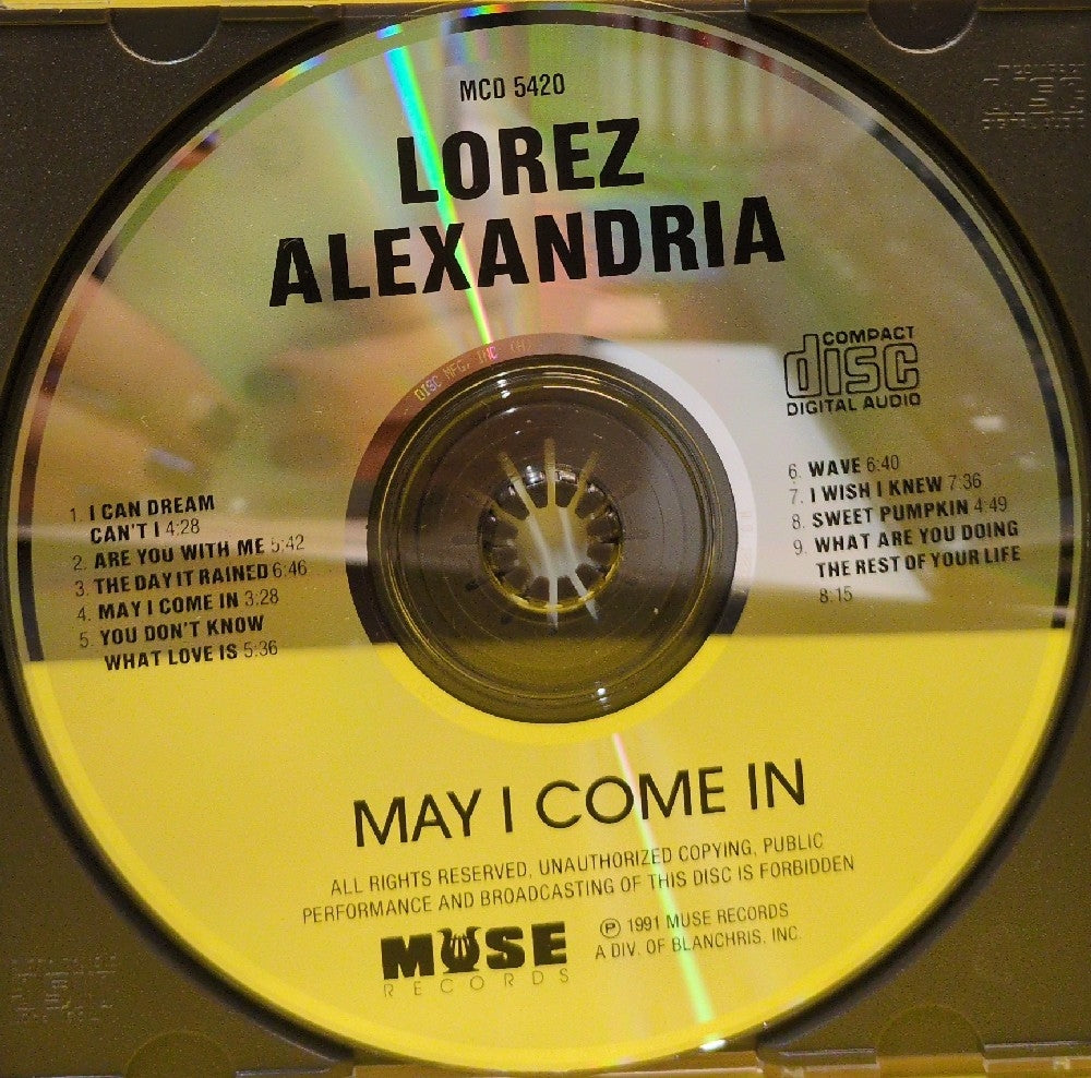 Lorez Alexandria - May I Come In - 1991 - MCD 5420 - Used - EX - CDs