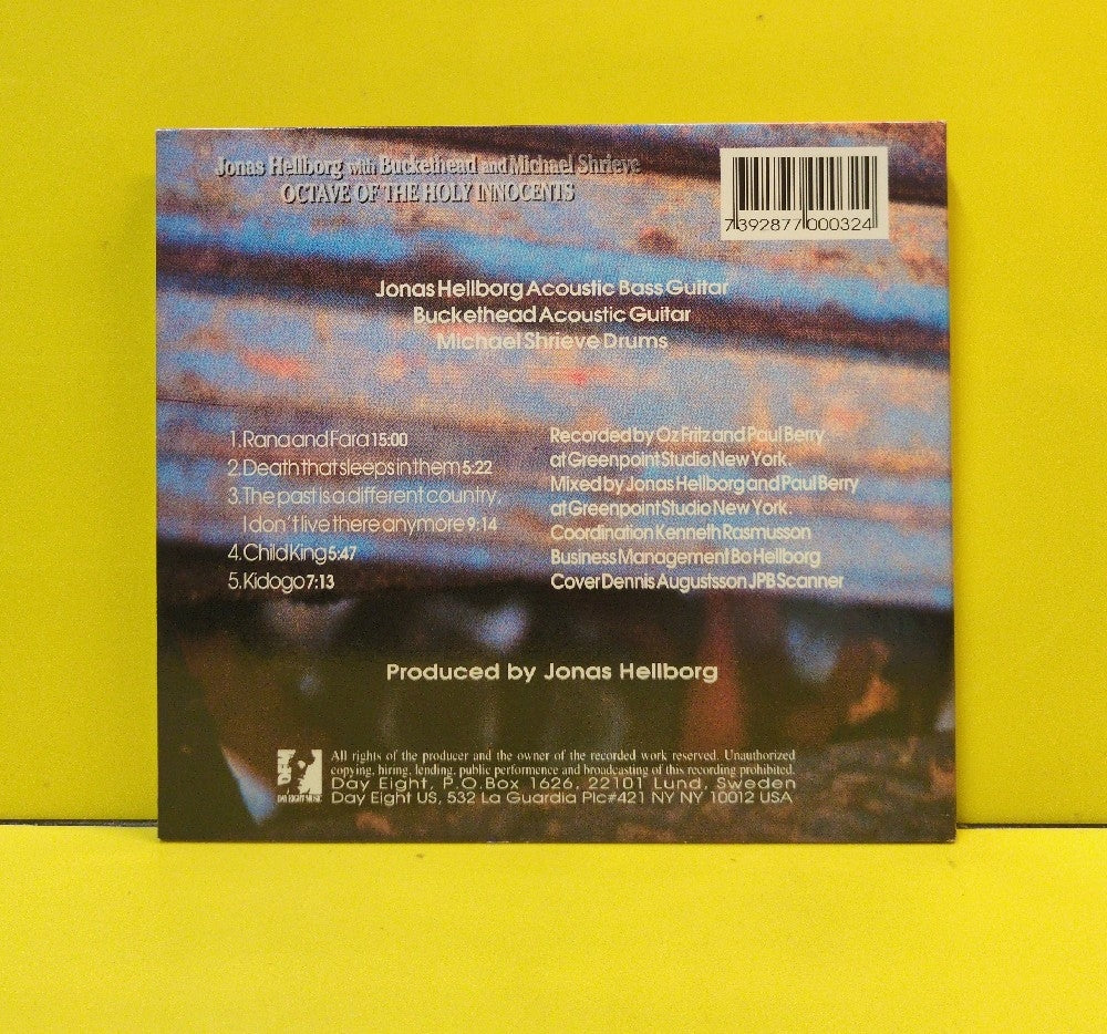 Jonas Hellborg With Buckethead And Michael Shrieve - Octave Of The Holy Innocents - DEM 032 - Used - EX - CDs - Digipak Case - Repress - Sweden Import