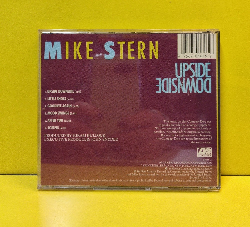 Mike Stern - Upside Downside - 1986 - 7 81656-2 - Used - EX - CDs