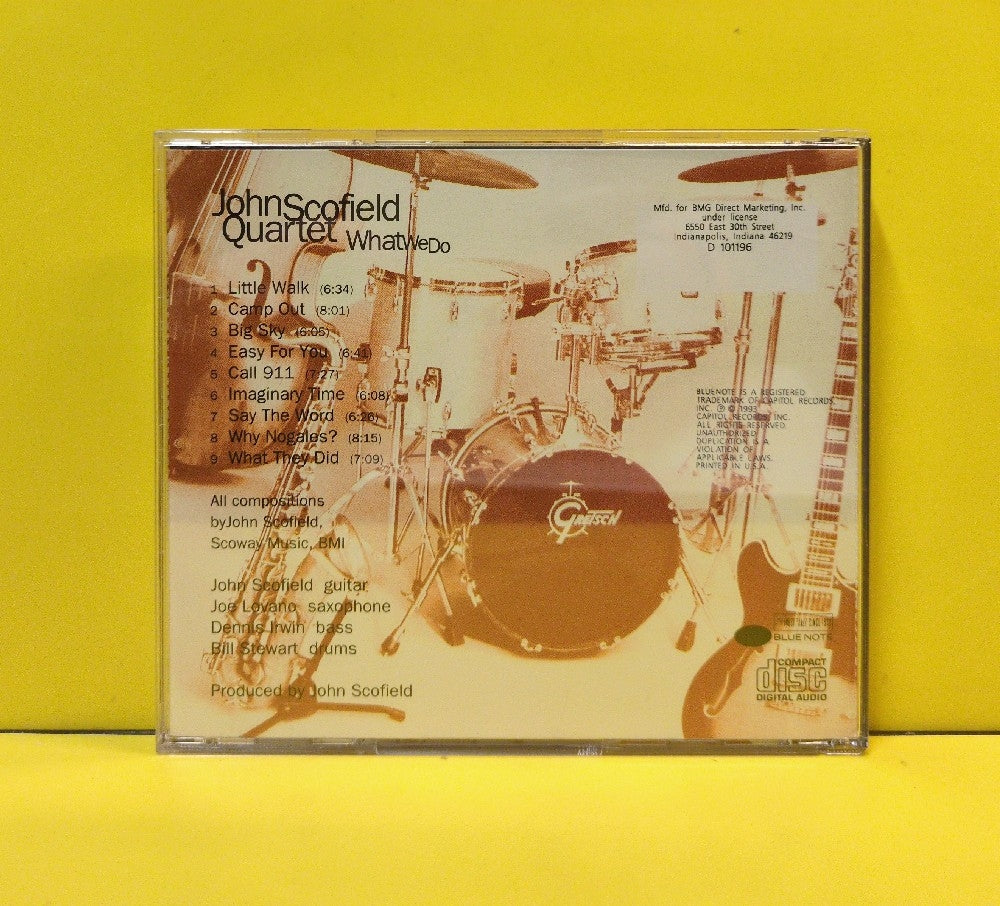 John Scofield Quartet - What We Do - 1993 - D101196 - Used - VG+ - CDs - BMG Club Edition