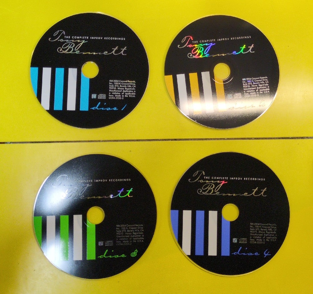 Tony Bennett - The Complete Improv Recordings - 2004 - CCD4-2255-2 - Used - EX - CDs - 4xCD Box Set
