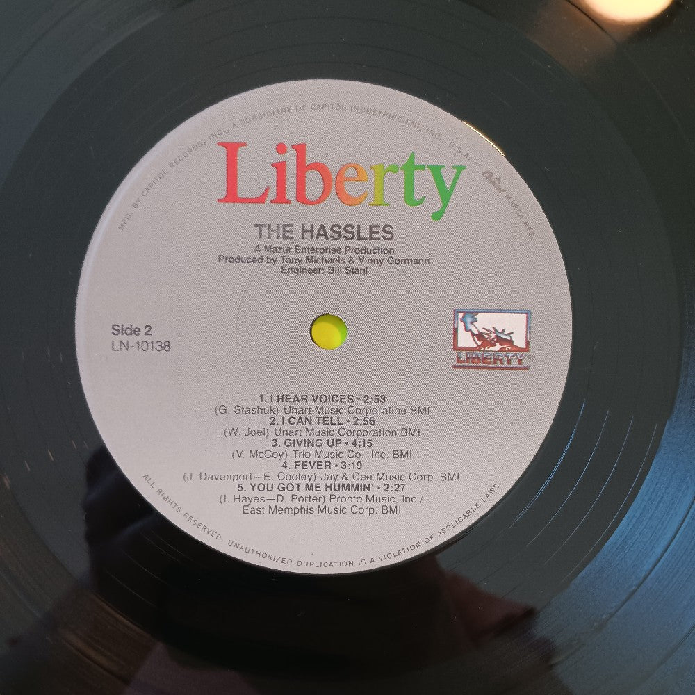 The Hassles - The Hassles / Self Titled - 1981 - LN-10138 - Used - VG++ - Vinyl
