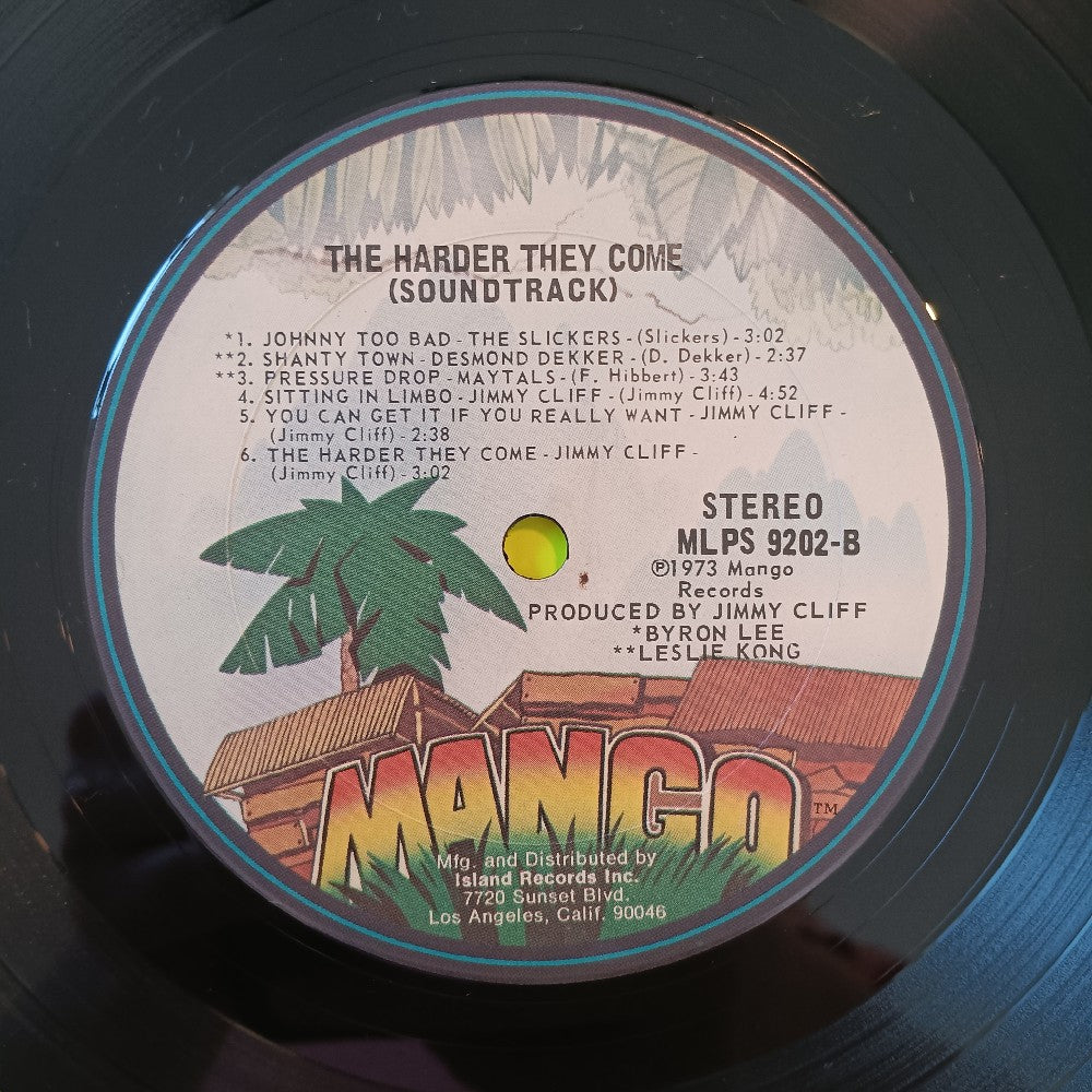 Jimmy Cliff - The Harder They Come - 1975 - MLPS 9202 - Used - VG++ - Vinyl