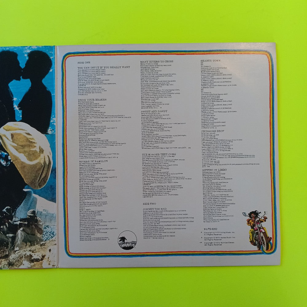 Jimmy Cliff - The Harder They Come - 1975 - MLPS 9202 - Used - VG++ - Vinyl