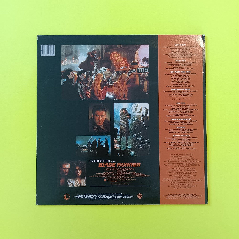 The New American Orchestra - Blade Runner Orchestral Soundtrack - 1982 - 9 23748-1 - Used - EX - Vinyl