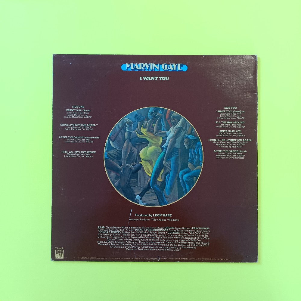 Marvin Gaye - I Want You - 1976 - T6-342S1 - Used - VG++ - Vinyl