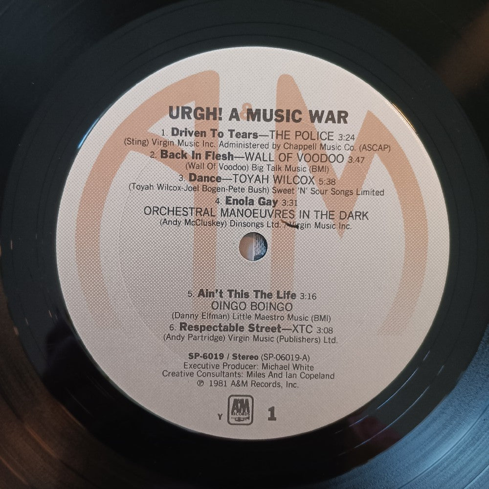 Various - URGH! A Music War - 1981 - SP 6019 - Used - VG++ - Vinyl