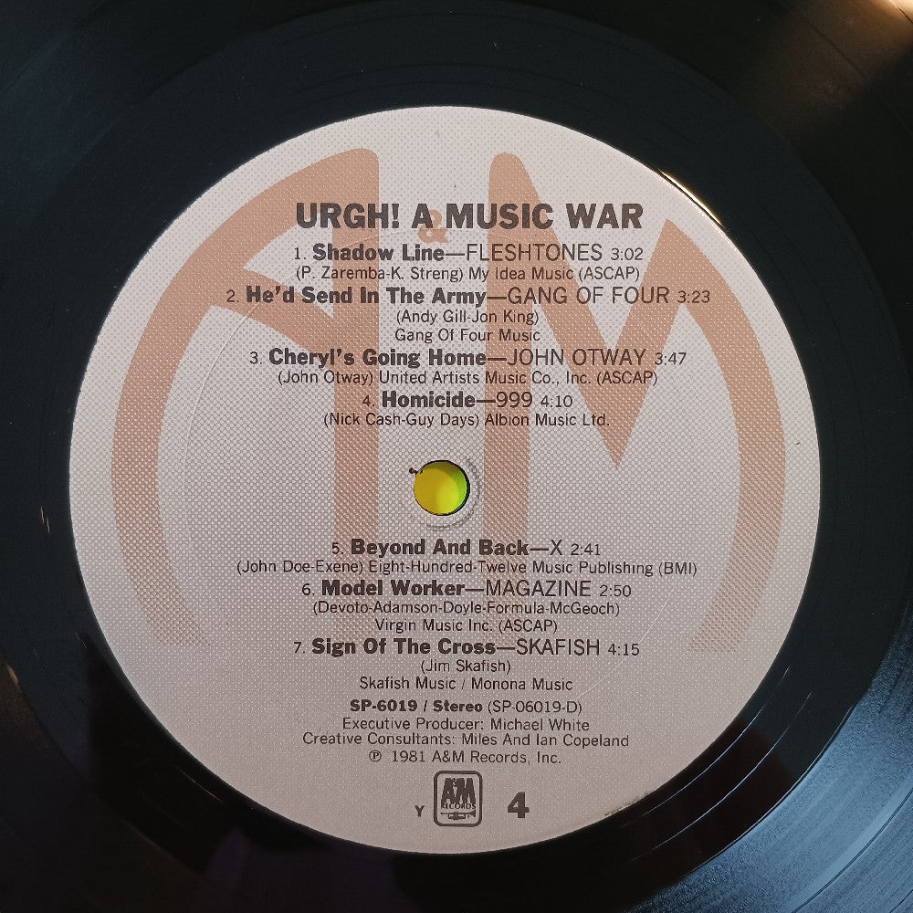 Various - URGH! A Music War - 1981 - SP 6019 - Used - VG++ - Vinyl