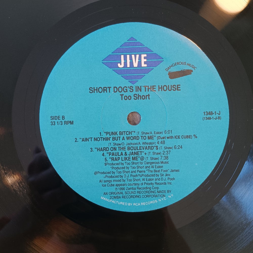 Too $hort - Short Dog's In The House - 1990 - 1348-1-J - Used - VG++ - Vinyl