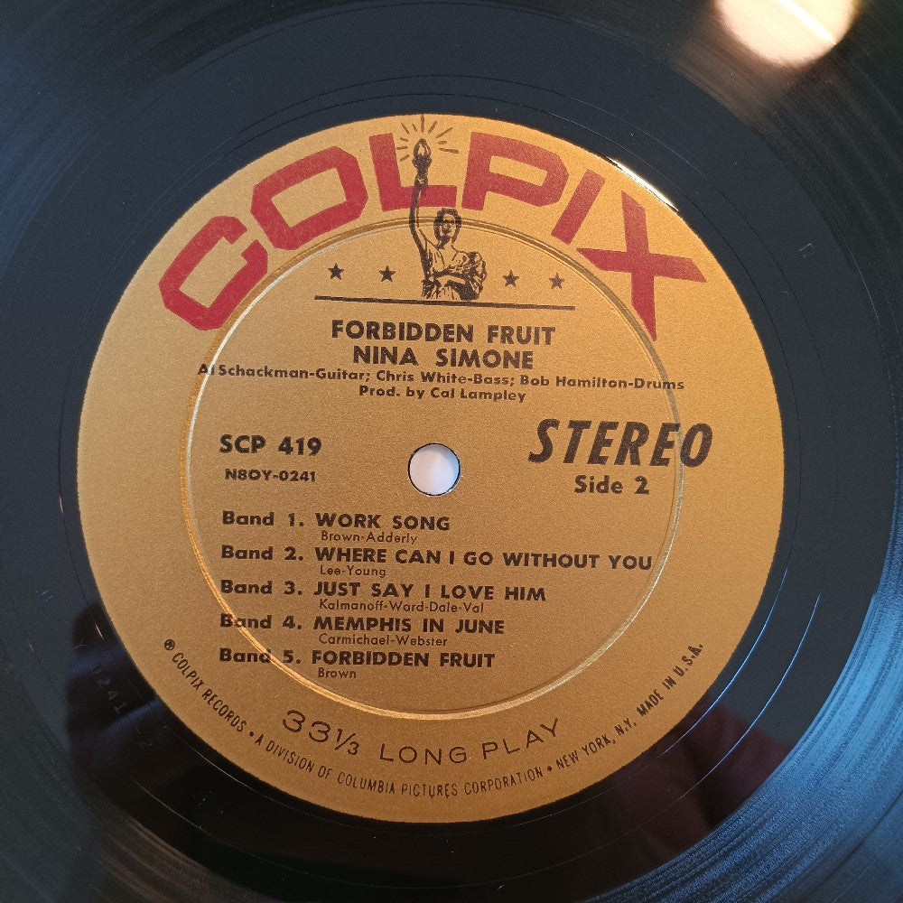 Nina Simone - Forbidden Fruit - 1961 - SCP 419 - Used - VG++ - Vinyl