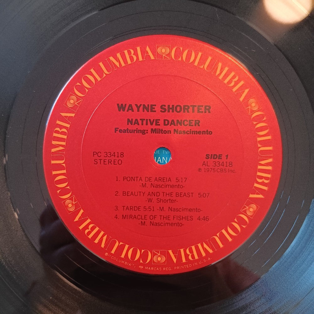 Wayne Shorter Ft. Milton Nascimento - Native Dancer - 1975 - PC 33418 - Used - VG++ - Vinyl