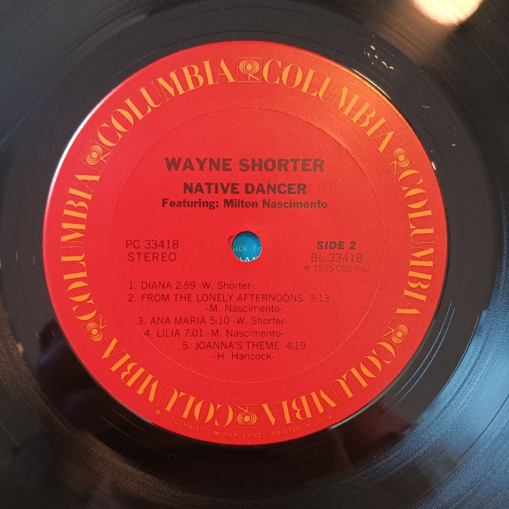 Wayne Shorter Ft. Milton Nascimento - Native Dancer - 1975 - PC 33418 - Used - VG++ - Vinyl