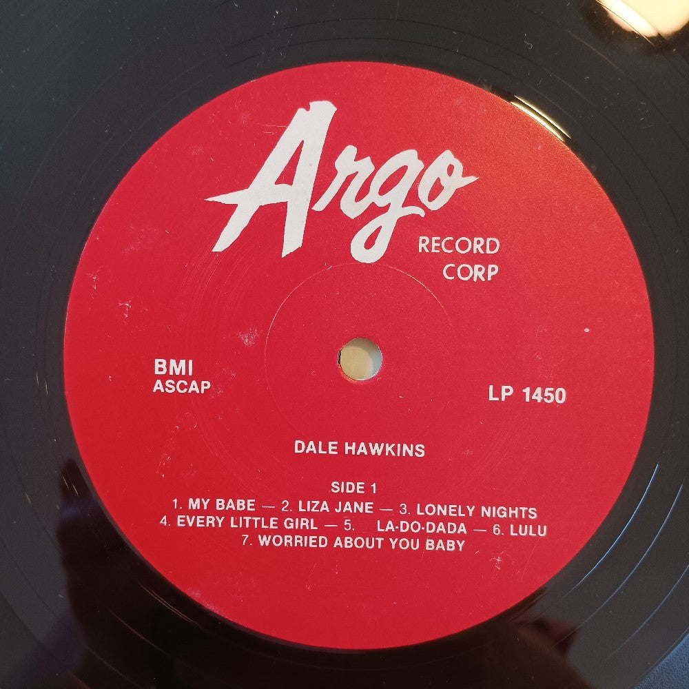 Dale Hawkins - My Babe AUTOGRAPHED - 1984 - Argo LP 1450 - Used - VG++ - Vinyl