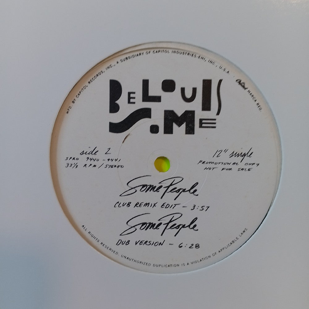 Belouis Some - Some People 12" PROMO - SPRO-9440-9441 - Used - EX - Vinyl