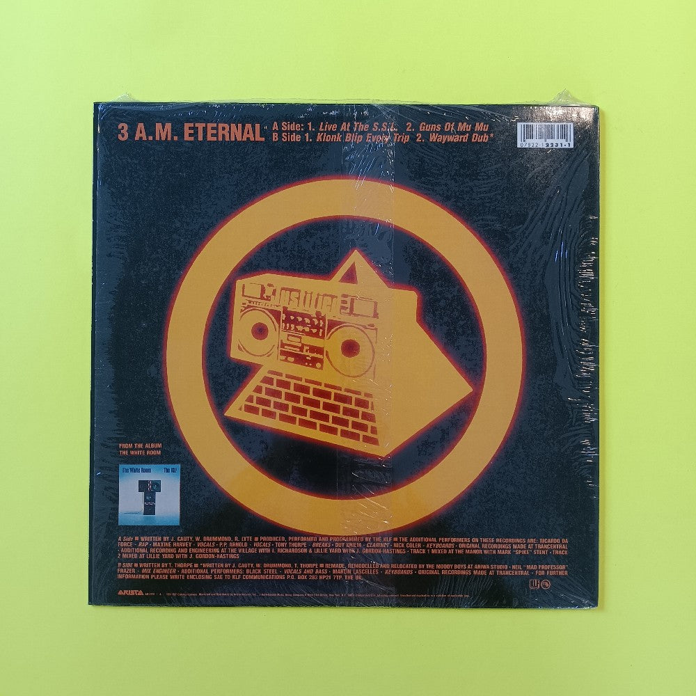 The KLF - 3 A.M. Eternal (Live At The S.S.L.) - 1991 - AD-2231 - Used - EX - Vinyl