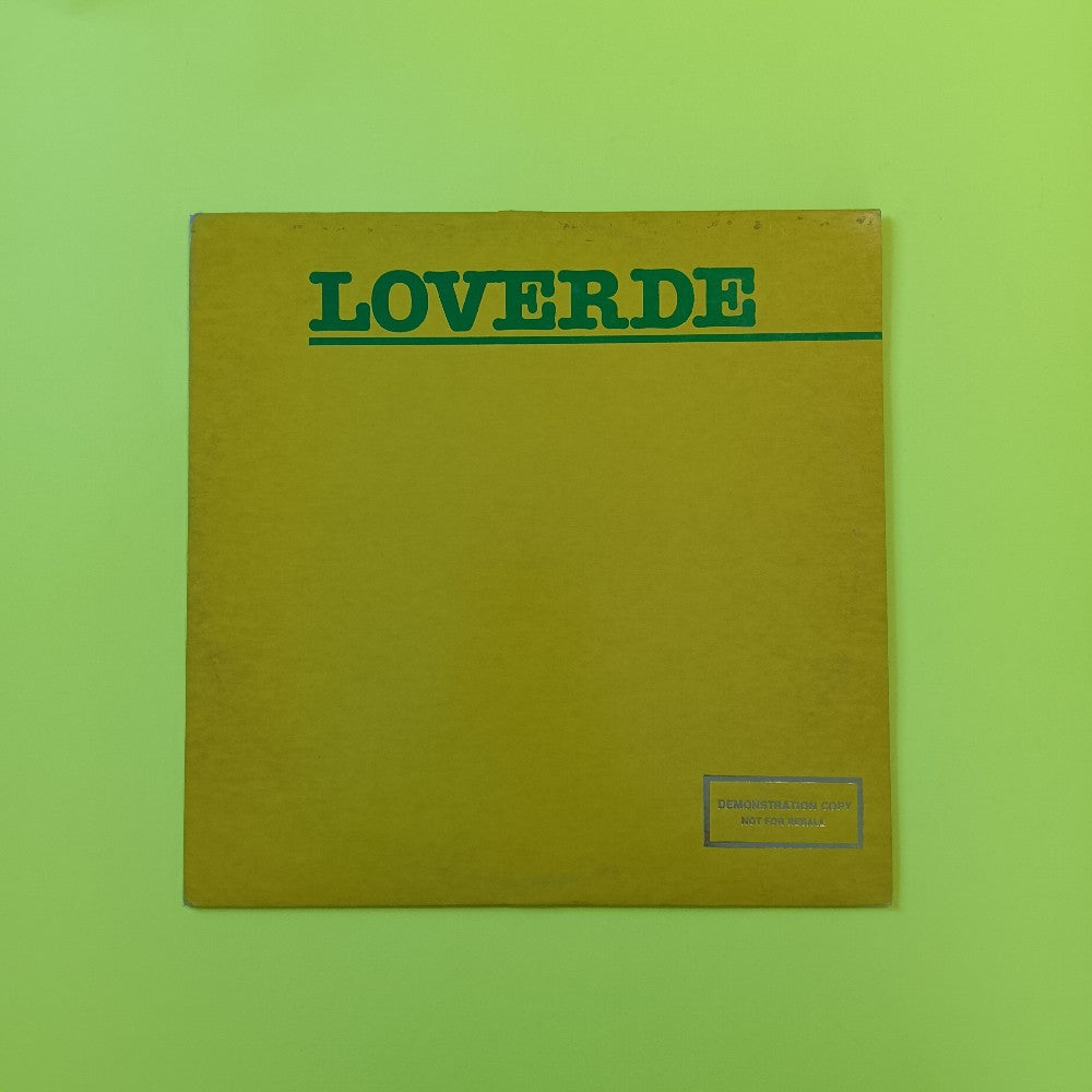Loverde - Die Hard Lover 12" PROMO - 1982 - BTG-1132 - Used - VG++ - Vinyl