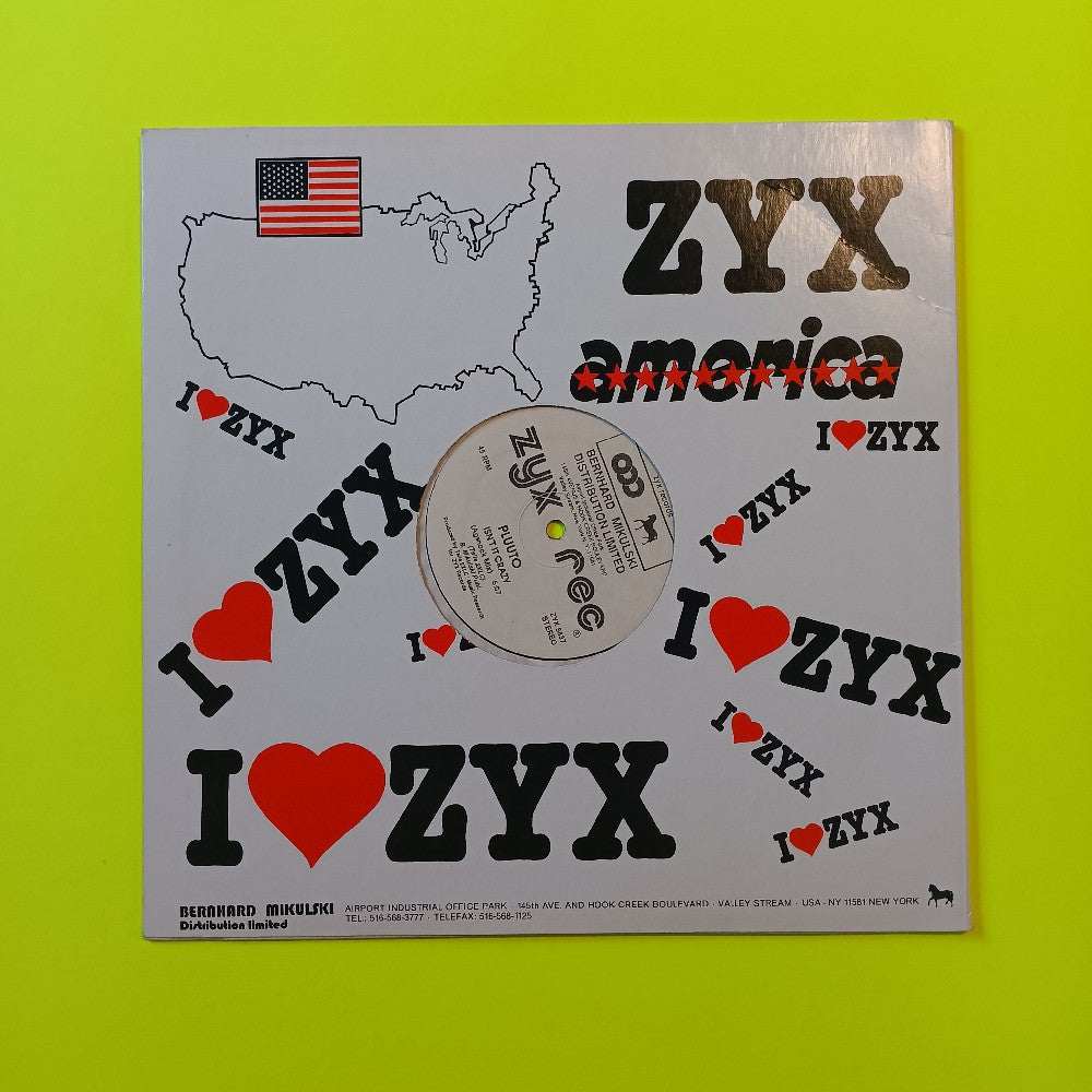 Pluuto / Tribantura - Isn't It Crazy / Lack Of Sense 12" - 1988 - ZYX 5837 / 5791 - Used - VG++ - Vinyl
