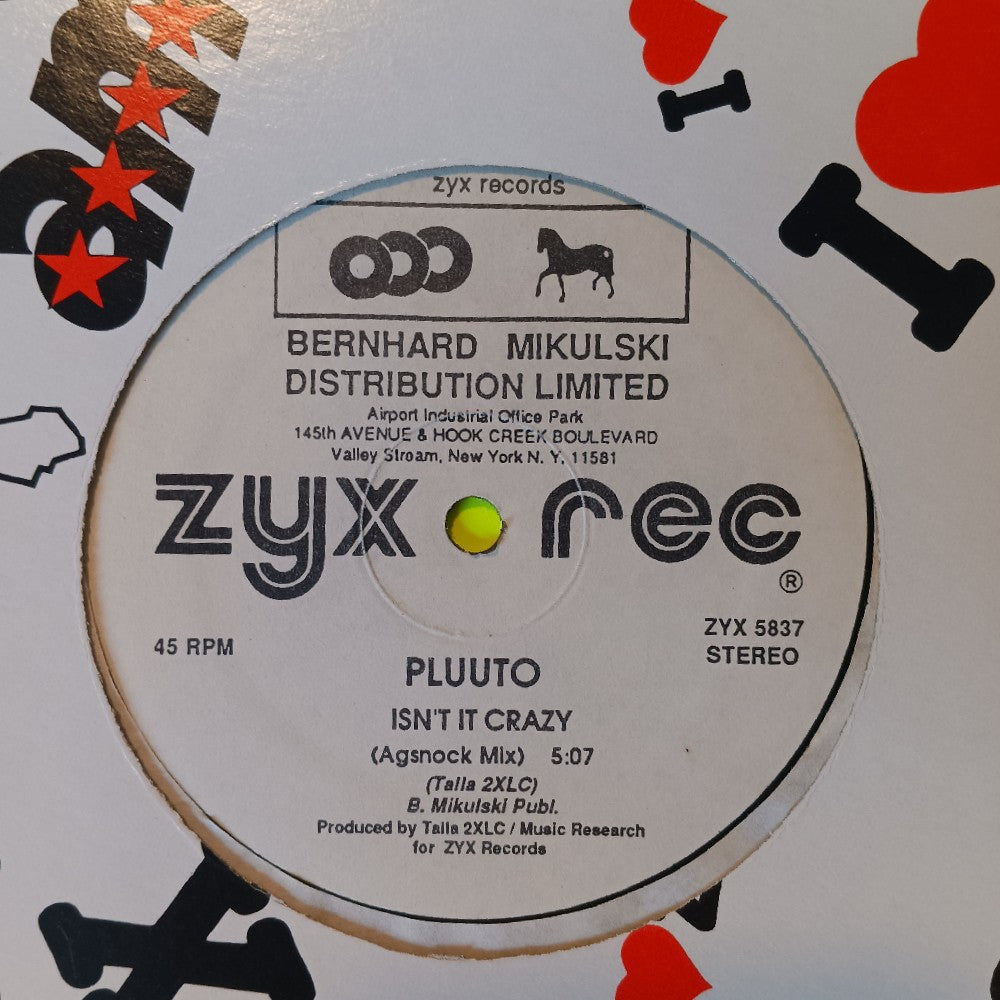 Pluuto / Tribantura - Isn't It Crazy / Lack Of Sense 12" - 1988 - ZYX 5837 / 5791 - Used - VG++ - Vinyl