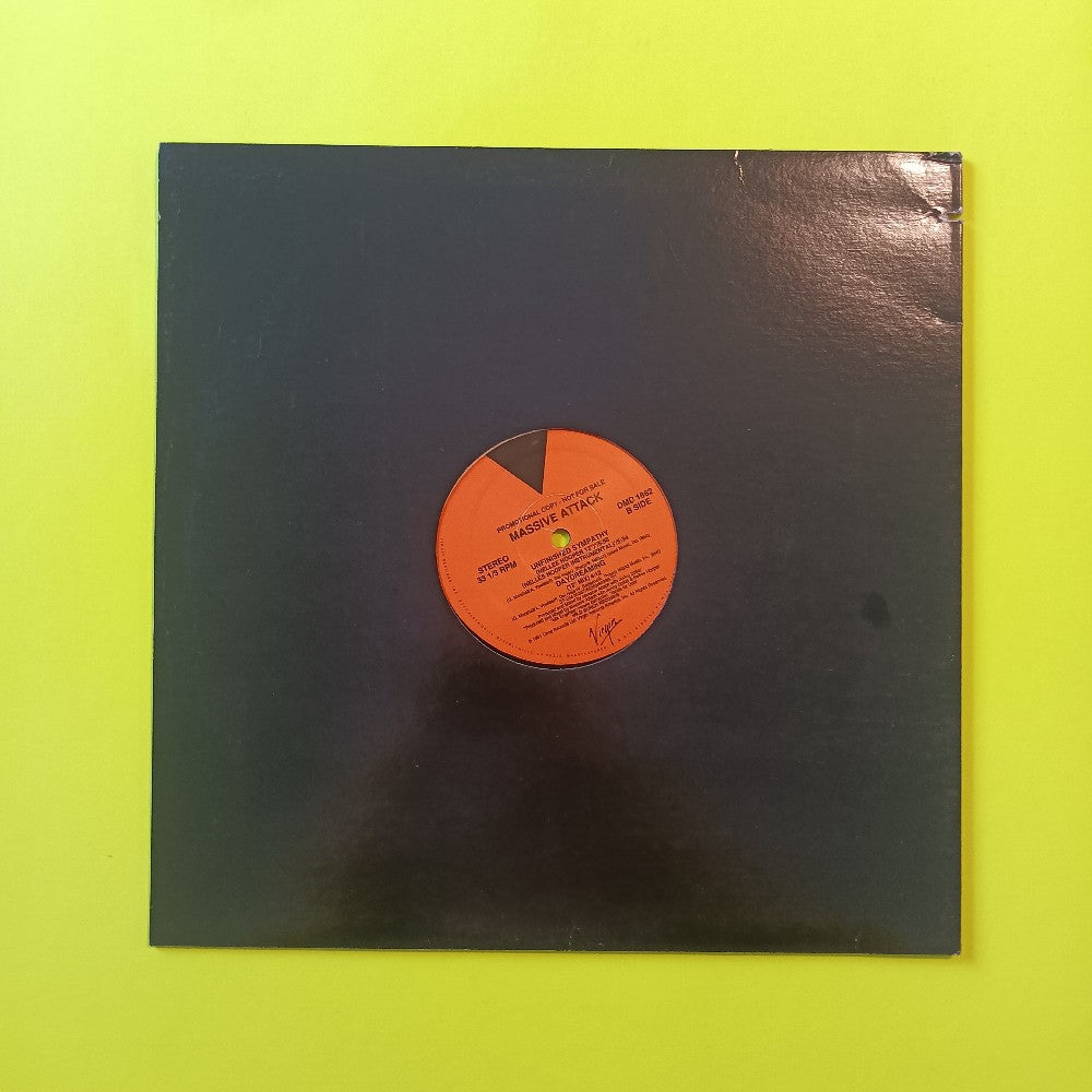 Massive Attack - Unfinished Sympathy 12" PROMO - 1991 - DMD 1662 - Used - VG++ - Vinyl