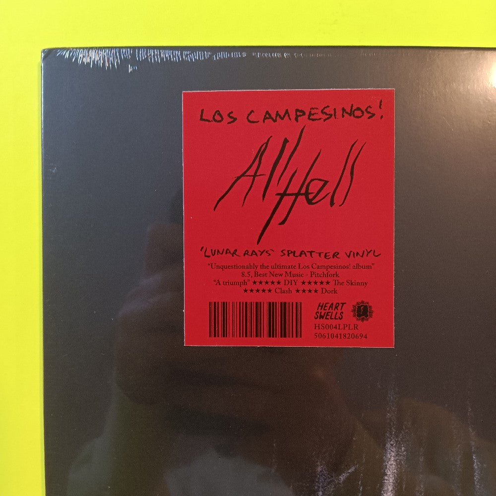 Los Campesinos! - All Hell LUNAR RAYS SPLATTER VINYL - 2024 - HS004LP - New - Sealed - Vinyl