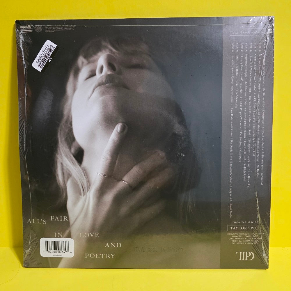Taylor Swift - The Tortured Poets Department (The Anthology) 4 LPs - 2024 - 602468003496 - New - Sealed - Vinyl