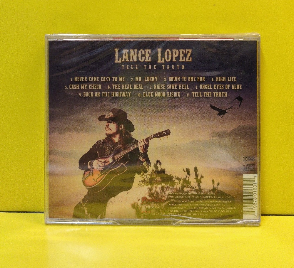 Lance Lopez - Tell The Truth - 2018 - PRD 7549 2 - New - Sealed - CDs - European Import