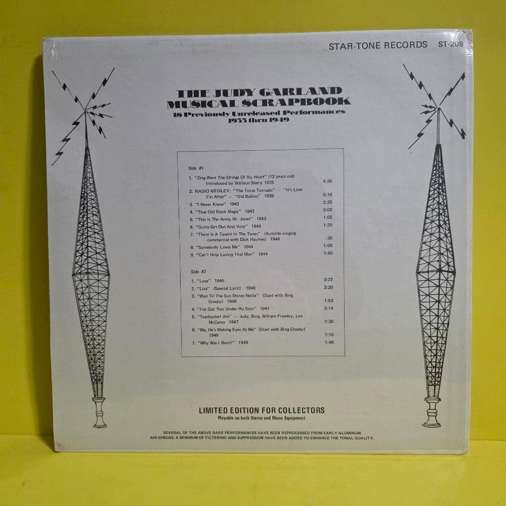 Judy Garland - The Judy Garland Music Scrapbook - ST-298 - New - Sealed - Vinyl