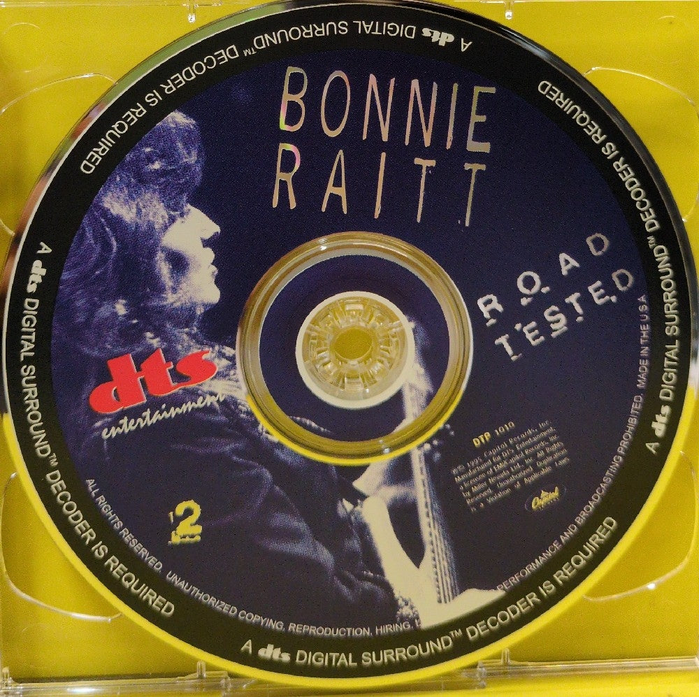 Bonnie Raitt - Road Tested - 1997 - DTS 1010 - Used - VG++ - CDs - 2xCD - Reissue - Multichannel - DTS 5.1