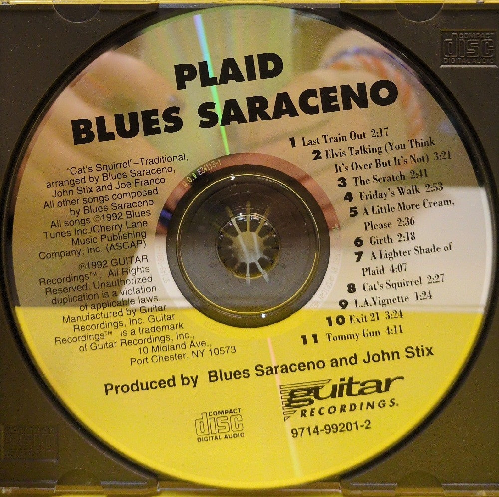 Blues Saraceno - Plaid - 1992 - 9714-99201-2 - Used - EX - CDs