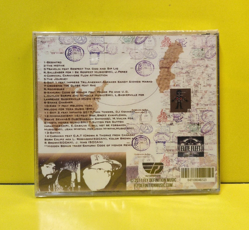 L.I.F.E. Long & Big Ape - Crossing The Globe - 2011 - FLY-005-CD - New - Sealed - CDs