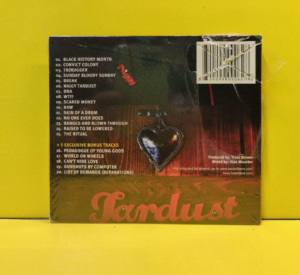 Saul Williams - The Inevitable Rise And Liberation Of Niggy Tardust! - 2008 - FL-0906 - New - Sealed - CDs