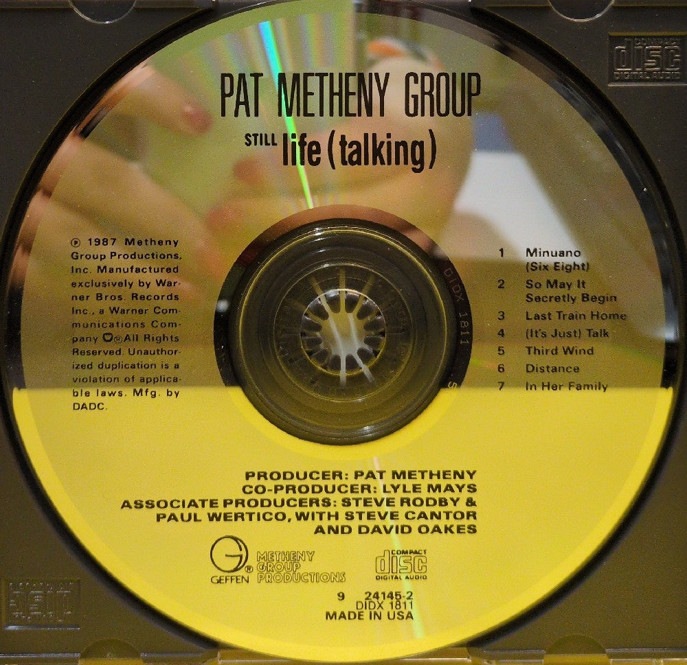 Pat Metheny Group - Still Life (Talking) - 1987 - 9 24145-2 - Used - EX - CDs