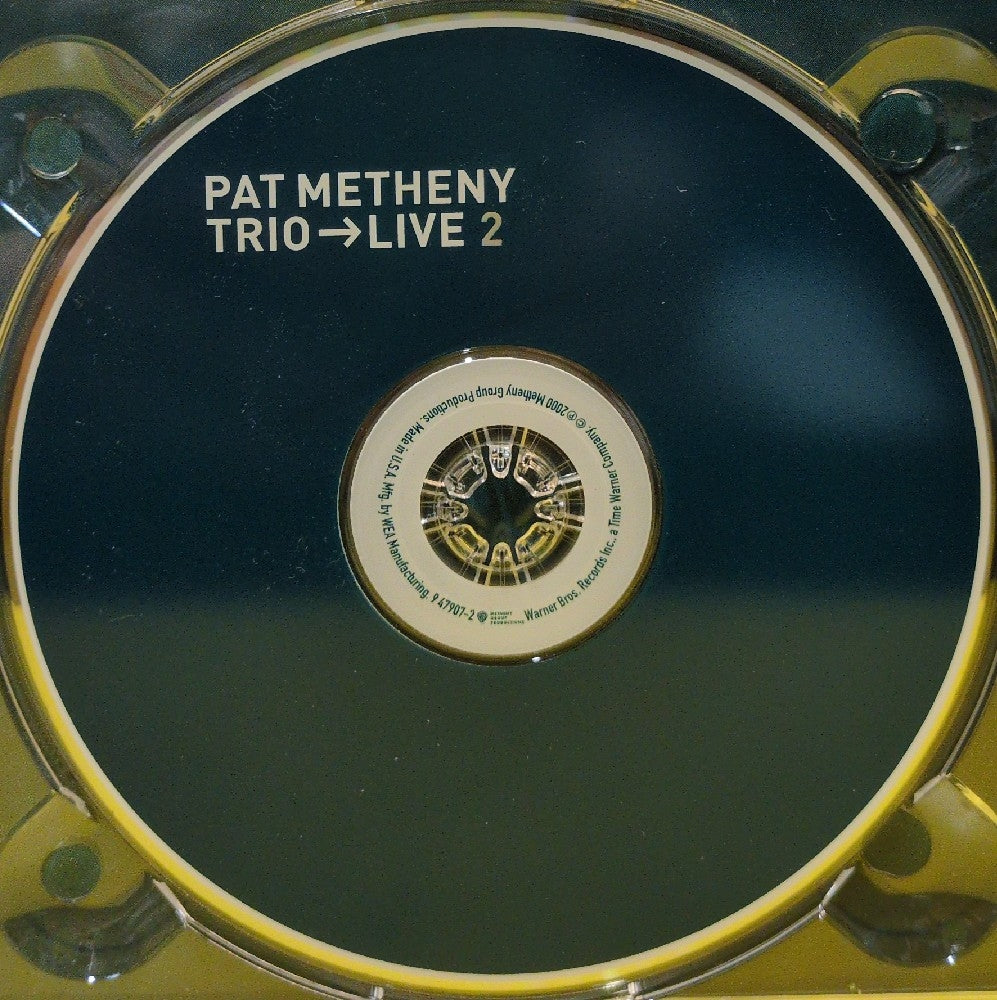 Pat Metheny - Trio → Live - 2000 - 9 47907-2 - Used - EX - CDs - 2xCD